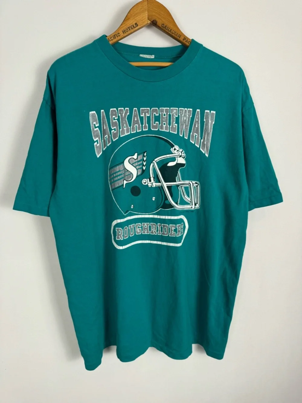 Vintage 80s Saskatchewan Roughriders Shirt - Picture 3 of 6